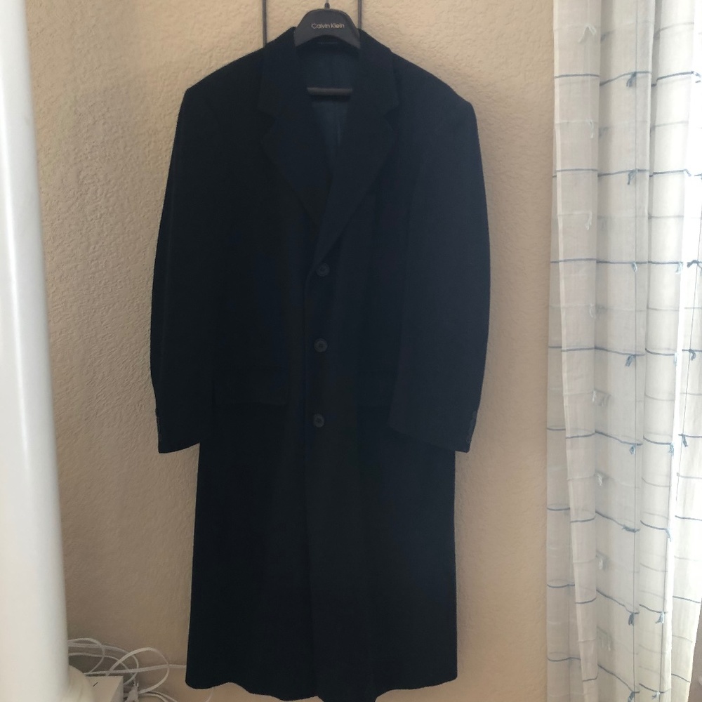 Men's Dark Navy Blue Winter Coat